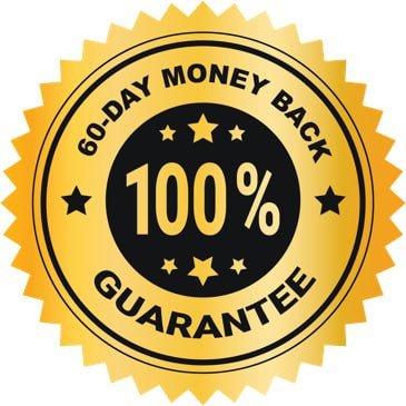 60-day money-back guarantee badge